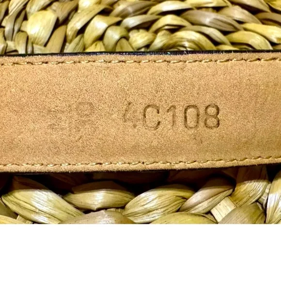 🐈⬛BRIGHTON🐈⬛ LEATHER SNAKE EMBOSSED TEXTURE CATS & FLOWERPOT BUCKLE VTG BELT🐈 - Picture 9 of 13